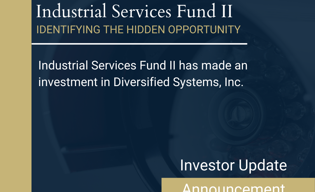 Industrial Services Fund II has made an investment in Diversified Systems, Inc.