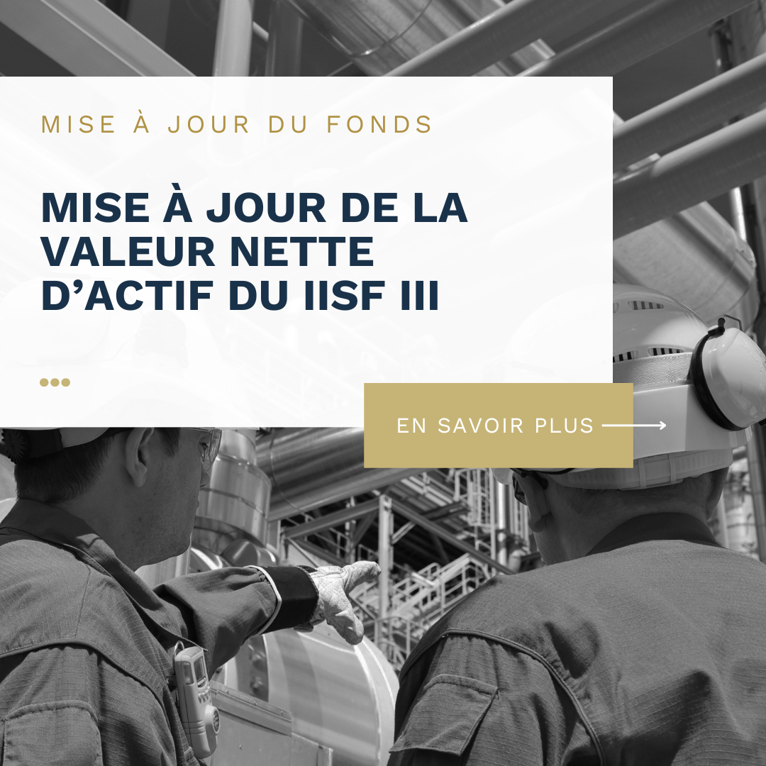 IISF III Net Asset Value Update