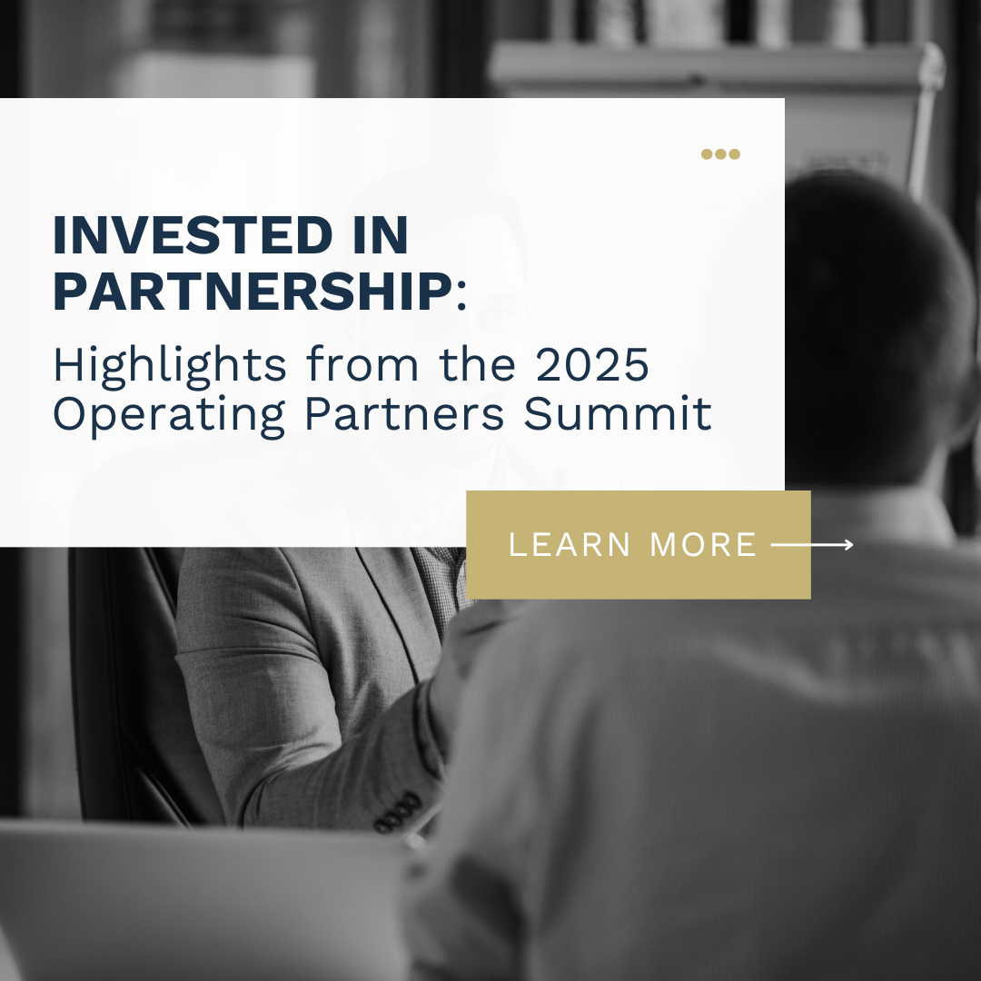Invested in Partnership: Highlights from the 2025 Operating Partners Summit
